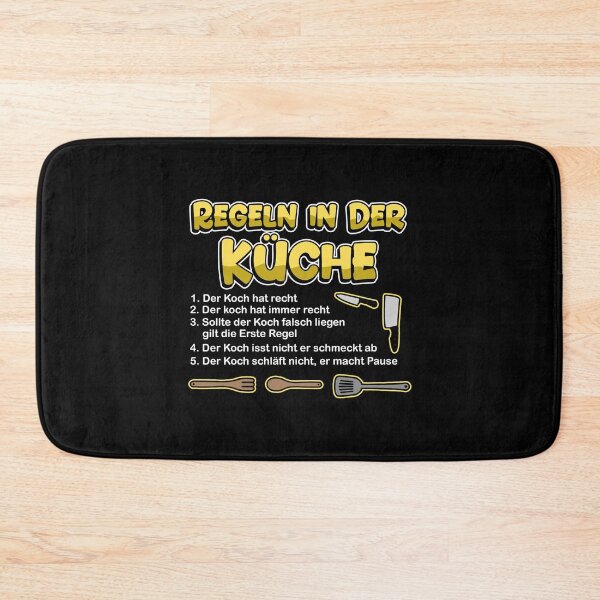Item preview, Rules in the kitchen cooking food cook gift designed and sold by redshirtz.