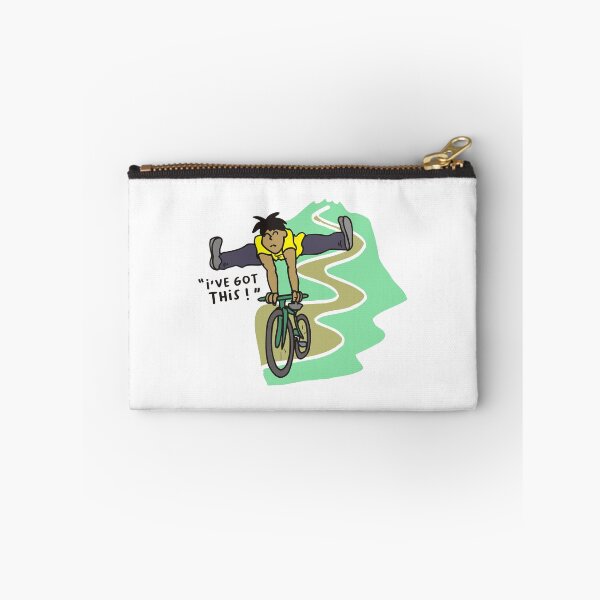 Item preview, Cycling Crash, Mountain Bike " I've Got This ! " Cartoon designed and sold by suddenlysomeday.