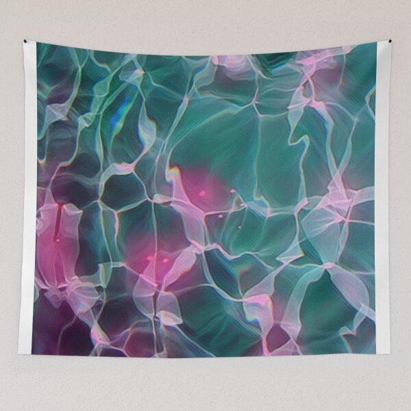 Item preview, Gracechurch: Abstract floral print of light underwater designed and sold by tenderlovingart.