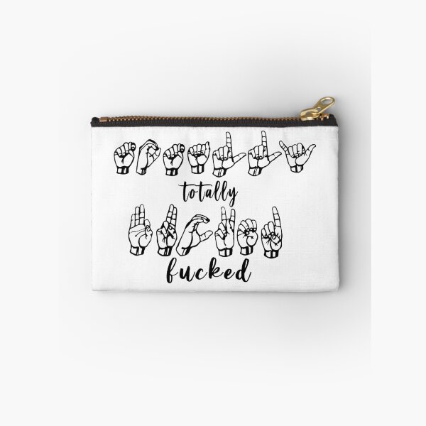Item preview, Totally Fucked ASL Lyrics designed and sold by broadwaycantdie.