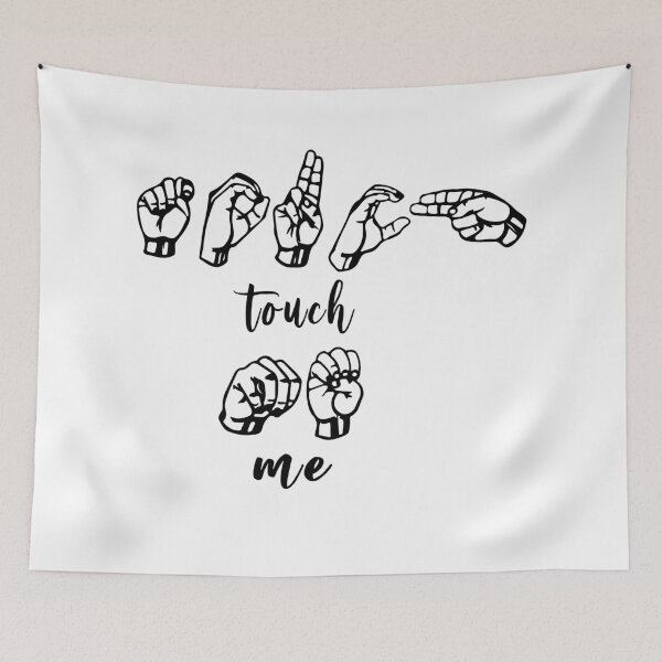 Item preview, Touch Me ASL Lyrics designed and sold by broadwaycantdie.