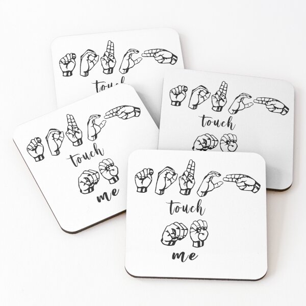 Item preview, Touch Me ASL Lyrics designed and sold by broadwaycantdie.
