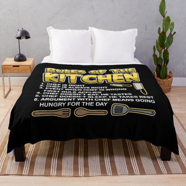 Item preview, funny kitchen rules cooking food cook gift designed and sold by redshirtz.