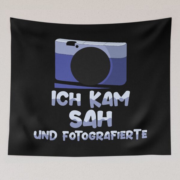Artikelvorschau, Ich kam sah und Fotografierte Kamera Foto Geschenk entworfen und verkauft von redshirtz.