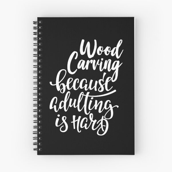 Item preview, Wood Carving Because Adulting Is Hard designed and sold by ProjectX23.