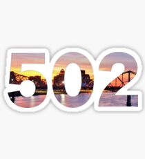 Louisville 502 Sticker