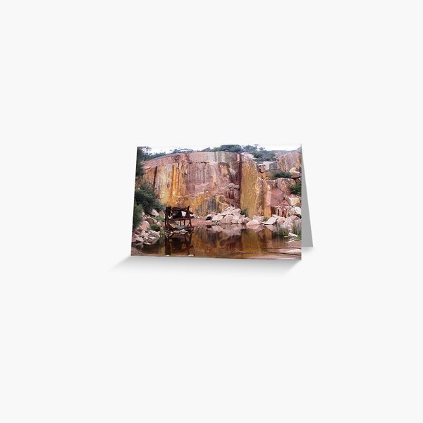 Coles Bay Granite Greeting Card