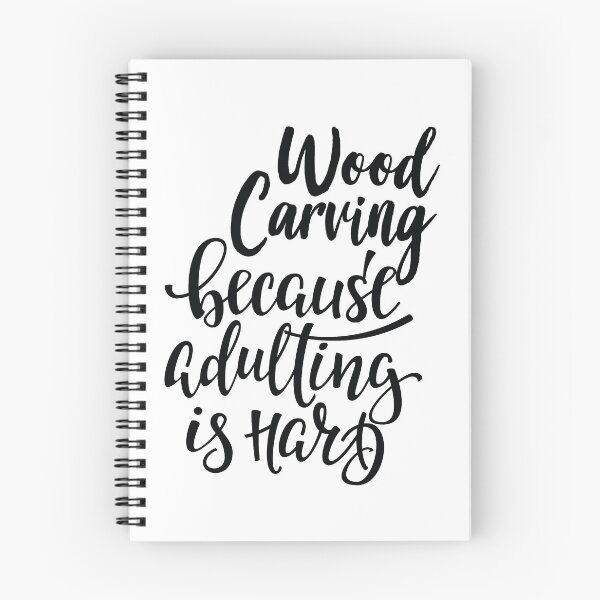 Item preview, Wood Carving Because Adulting Is Hard designed and sold by ProjectX23.