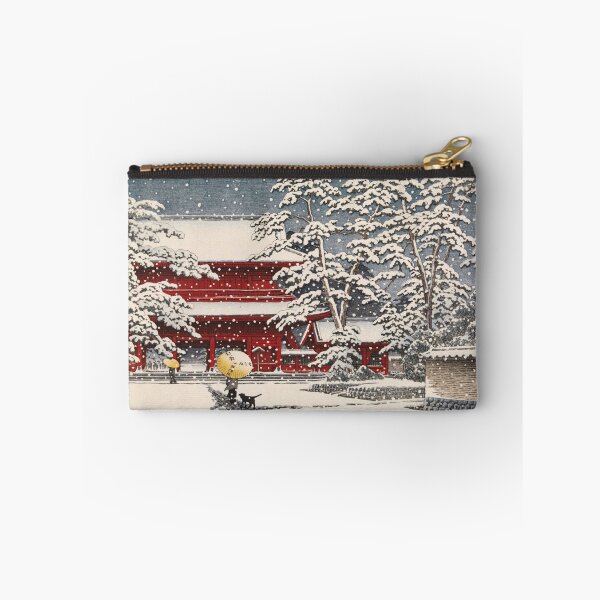 Item preview, Snow at the Zojoji Temple by Kawase Hasui designed and sold by ArtExpression.