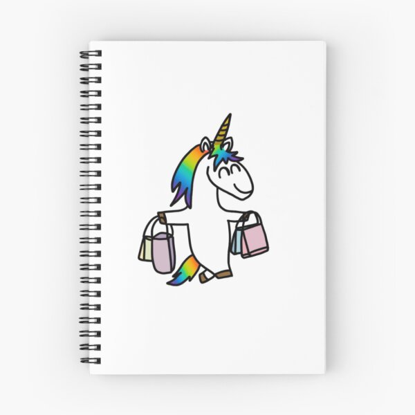 Item preview, The Unicorn Shopaholic designed and sold by inkcidentally.