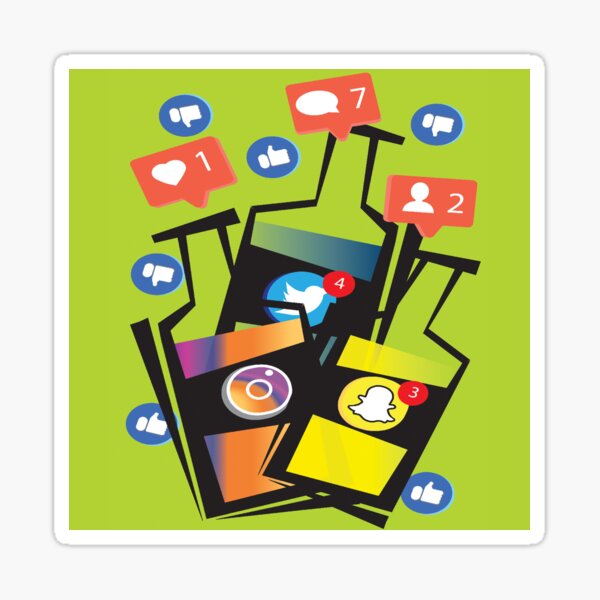 Social Media Sticker