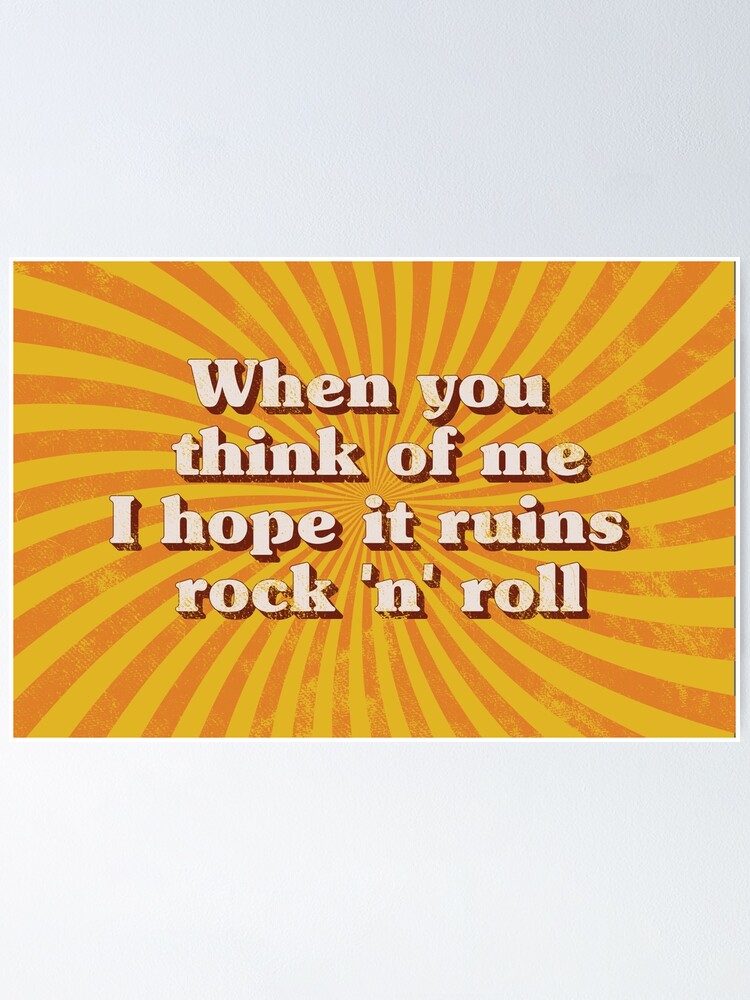 Daisy Jones And The Six Quotes Daisy Jones And The Six Quote" Poster By Thaliasm86 | Redbubble