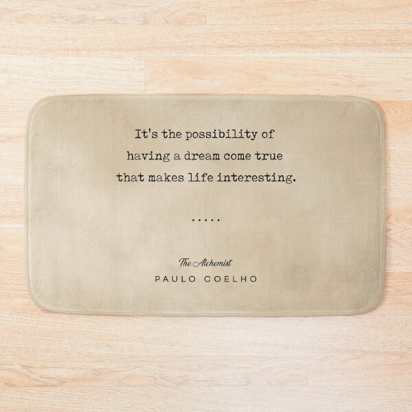 Item preview, Paulo Ceolho Quote 01 - Typewriter Quote on Old Paper - Minimalist Literary Print designed and sold by Studio Grafiikka.