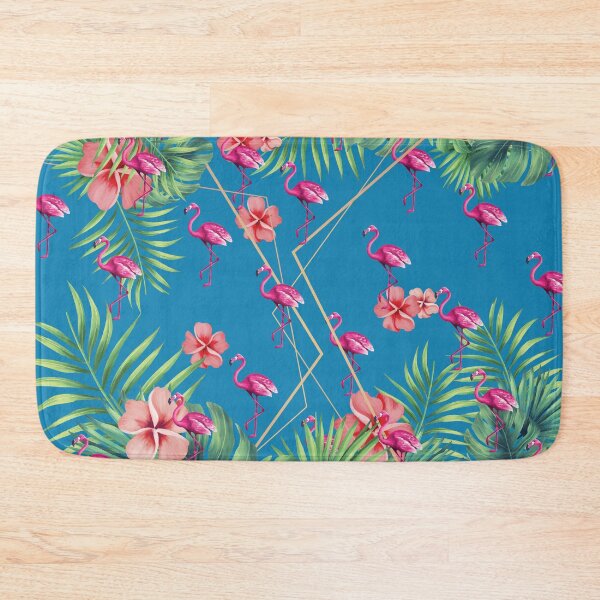 Item preview, Flamingo Pink and Blue Pattern designed and sold by dumefro.