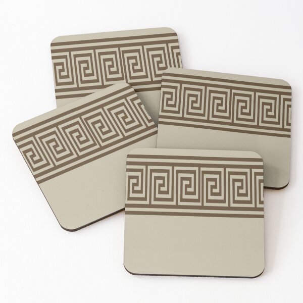 Item preview, Brown greek keylines designed and sold by tetibright.