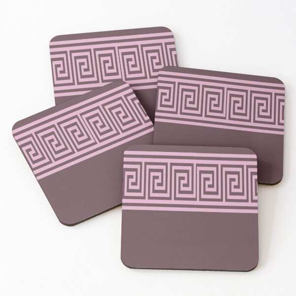 Item preview, Pink and purple greek keylines designed and sold by tetibright.