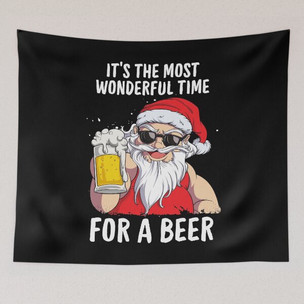 Item preview, It's The Most Wonderful Time For A Beer Christmas Shirt Men designed and sold by LiqueGifts.