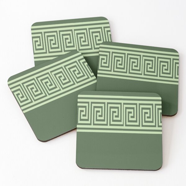 Item preview, Green greek keylines designed and sold by tetibright.