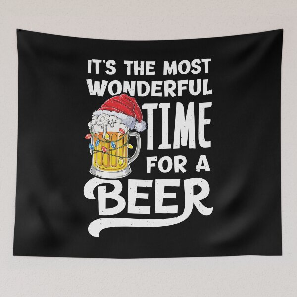 Item preview, It's The Most Wonderful Time For A Beer Christmas Shirt Men designed and sold by LiqueGifts.