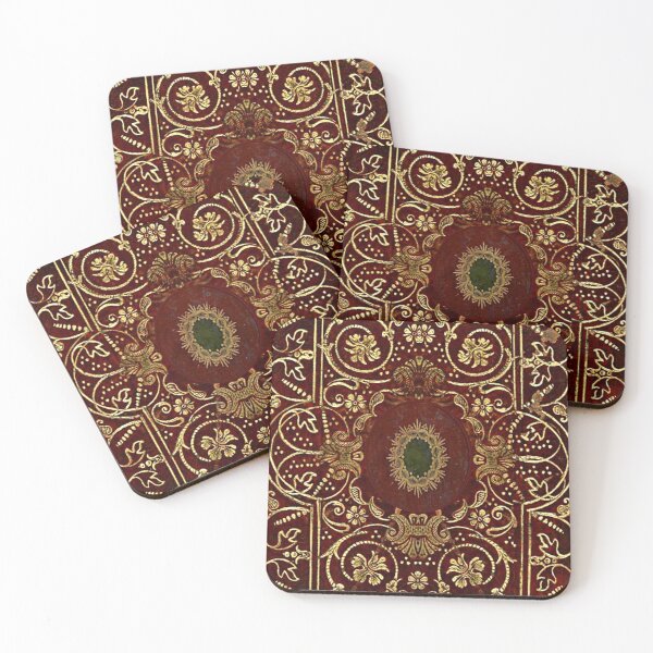 Item preview, Elizabethan Style Gilded Leather Old Book Cover designed and sold by JoolyA.