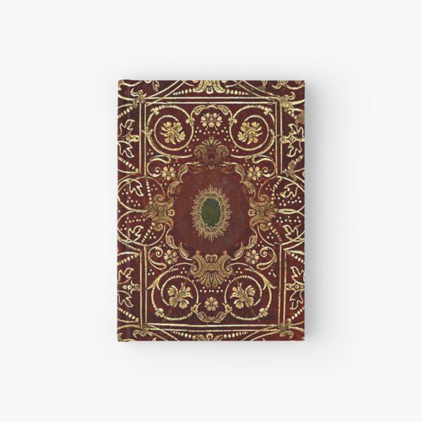 Elizabethan Style Gilded Leather Old Book Cover Hardcover Journal