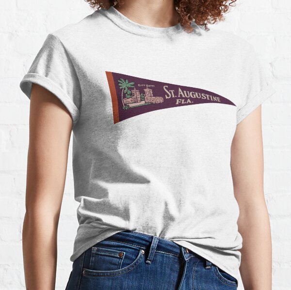 Item preview, Vintage St. Augustine Florida Souvenir Pennant designed and sold by FuzzyHoney.