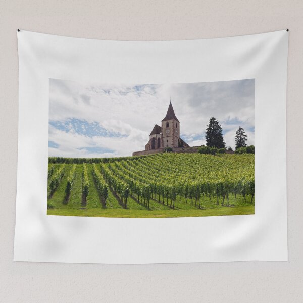 Item preview, Saint-Jacques-le-Majeur Church and Vineyards designed and sold by Yair Karelic.