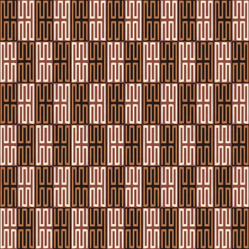 Artwork thumbnail, African Kuba Pattern 2 by hellcom