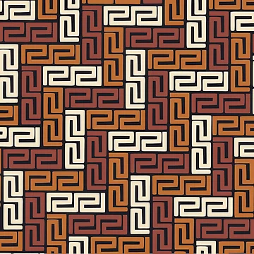 Artwork thumbnail, African Kuba Pattern 4 by hellcom