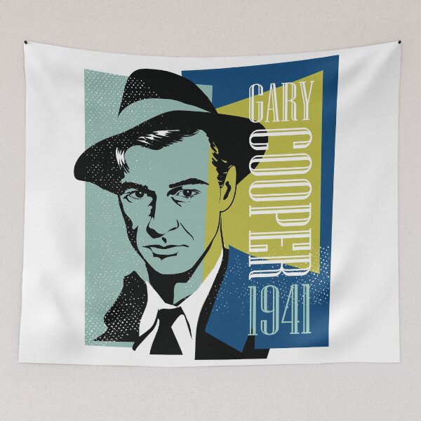 Item preview, Gary Cooper graphic portrait designed and sold by DKMurphy.