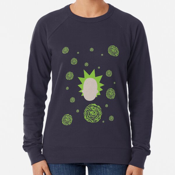 Rick and Morty - Rick Sanchez Pattern Lightweight Sweatshirt