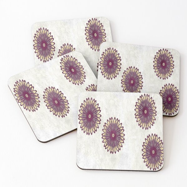 Item preview, Textured abstract flowers designed and sold by tetibright.