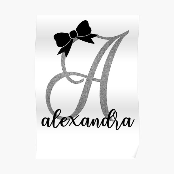 Posters Sur Le Theme Alexandra Redbubble