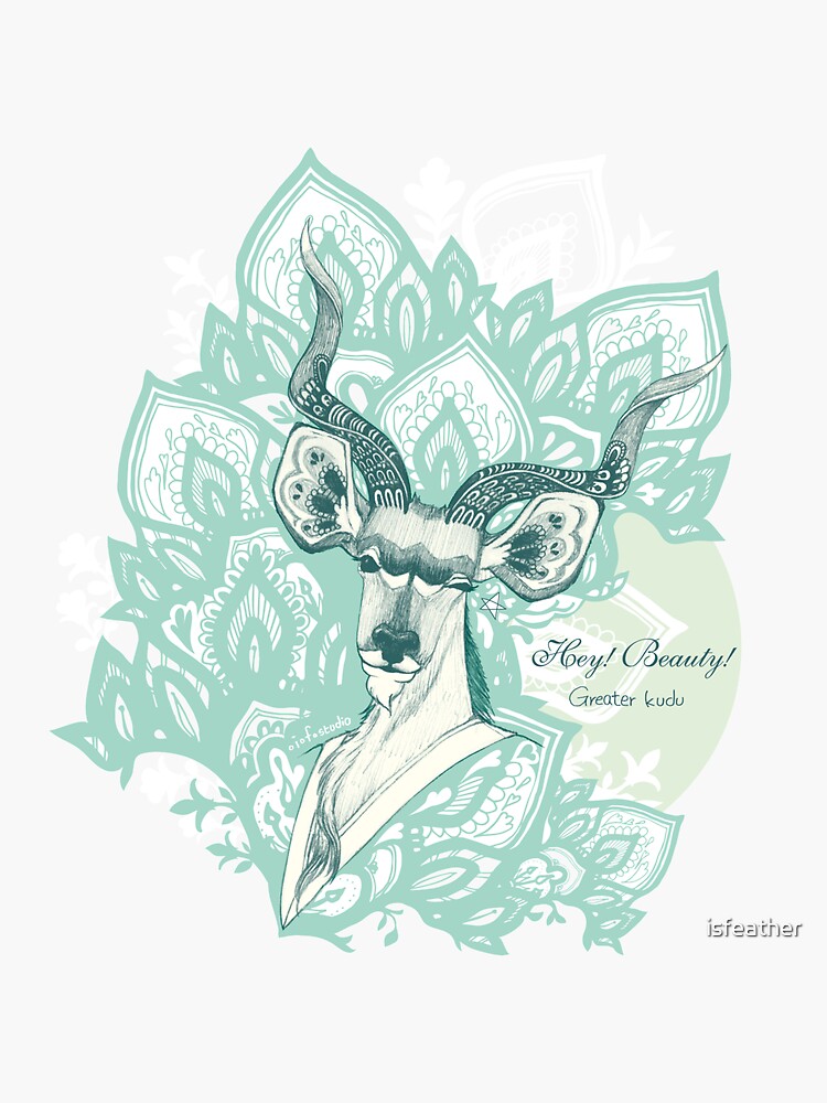 Hey! Beauty! - Greater Kudu - bule by isfeather