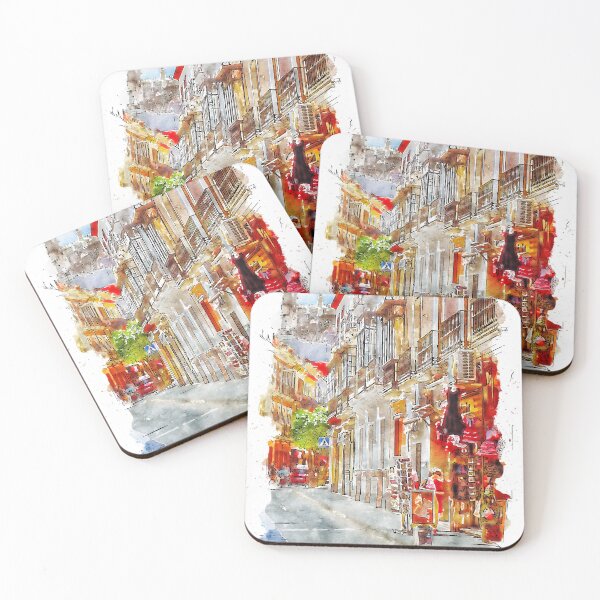 Item preview, Seville, the colorful streets of Spain designed and sold by AM FineArtPrints.