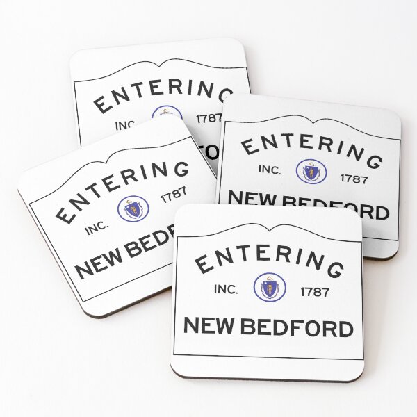 Item preview, Entering New Bedford Massachusetts - Commonwealth of Massachusetts Road Sign  designed and sold by NewNomads.