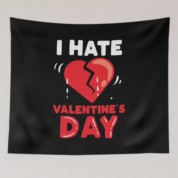 Item preview, I Hate Valentine's Day Funny Anti Hearts Day Gift designed and sold by haselshirt.