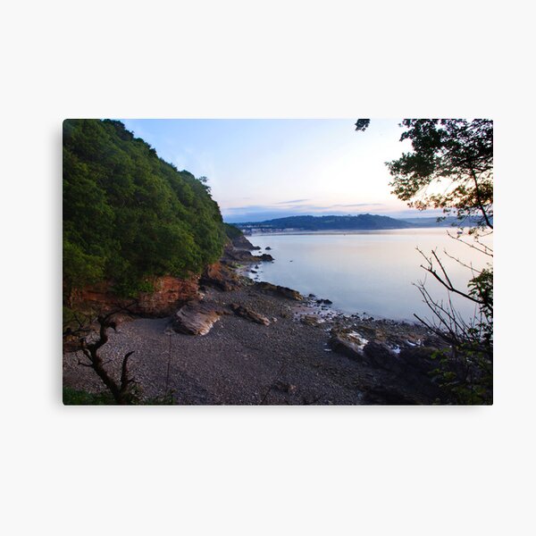 Tenby Harbour Seascape Canvas Art Poster Print Beach Boats West Wales Landscape