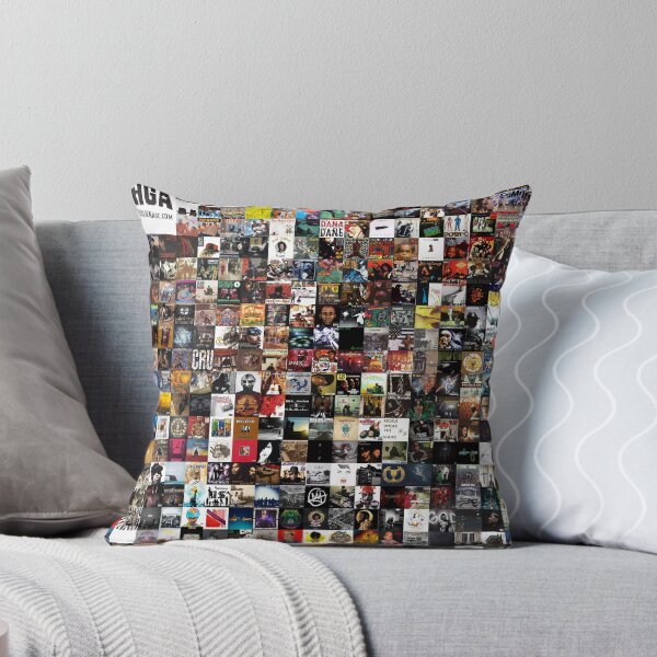 BEST HIP HOP ALBUMS 1980 - 2019 Throw Pillow