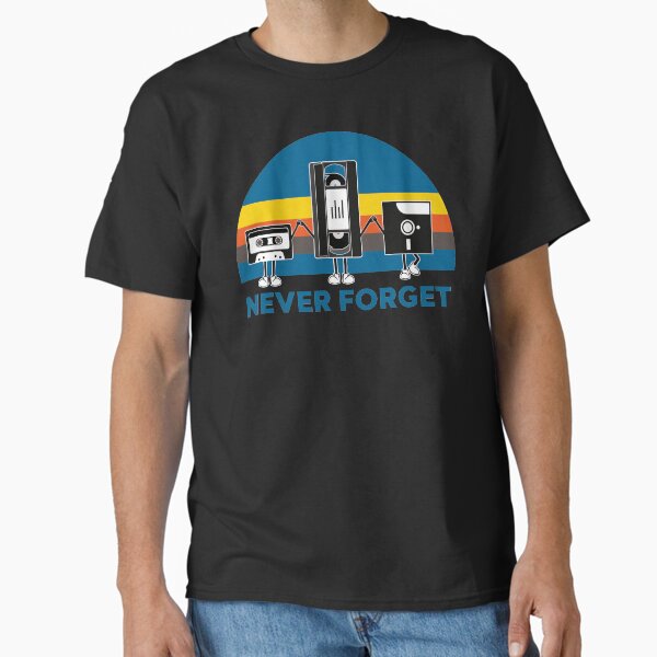 Item preview, Never Forget | Vintage Retro Graphic Design | Computer Floppy Disks Cassette | Cool Gifts designed and sold by DiM Store.