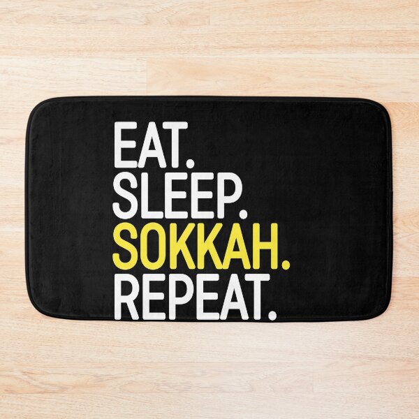 Item preview, Eat. Sleep. Sokkah. Repeat. designed and sold by Strip Tees.