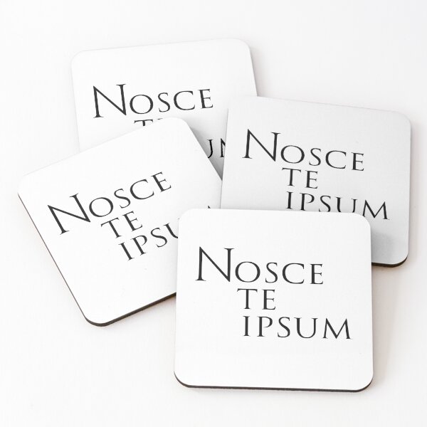 Item preview, KNOW THYSELF, phrase in Latin designed and sold by Espirius.
