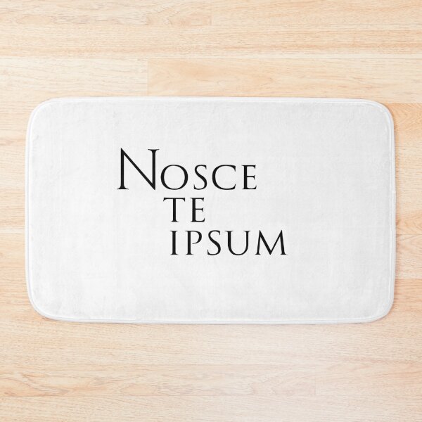 Item preview, KNOW THYSELF, phrase in Latin designed and sold by Espirius.