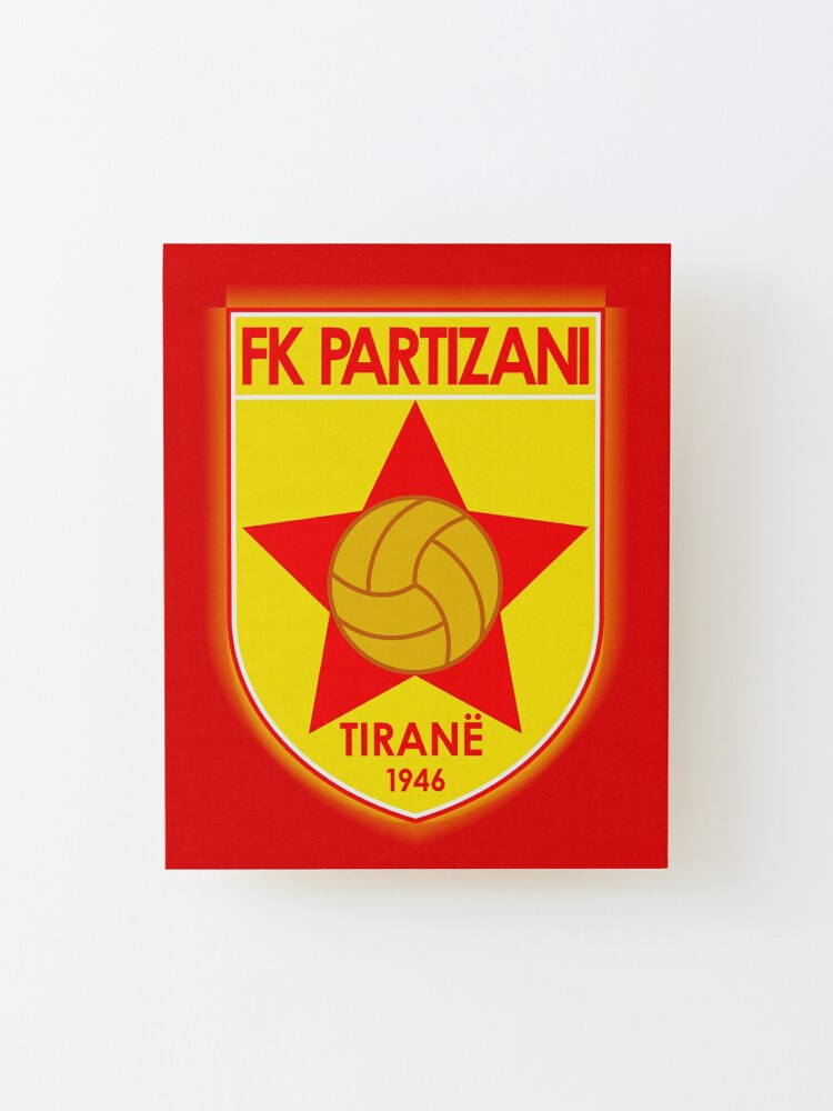 Partizani Tirana Footbal fans ultras hooligans Albania Mounted Print for  Sale by Thestarrysky