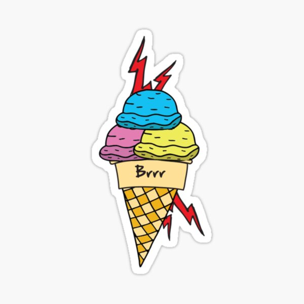 Ice Cream - Guwop " Sticker by Redbubble