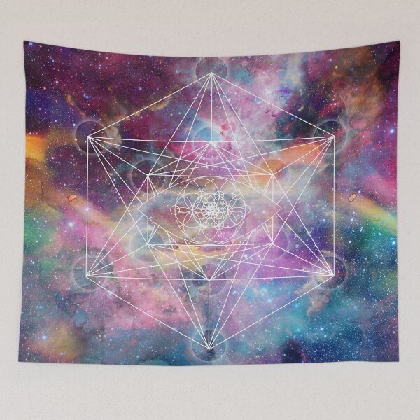 Item preview, Watercolor and nebula sacred geometry  designed and sold by InovArtS.