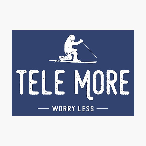 Item preview, Tele More Worry Less designed and sold by Esskay Designs.