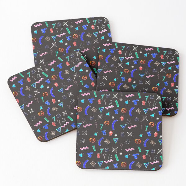 Motif dark Coasters (Set of 4)