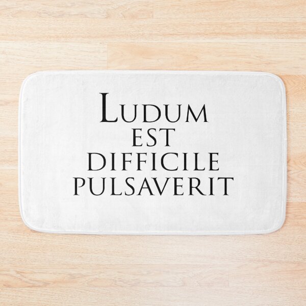 Item preview, SCHOOL OF HARD KNOCKS phrase in Latin designed and sold by Espirius.