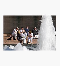 Painters' Lunch Break Photographic Print